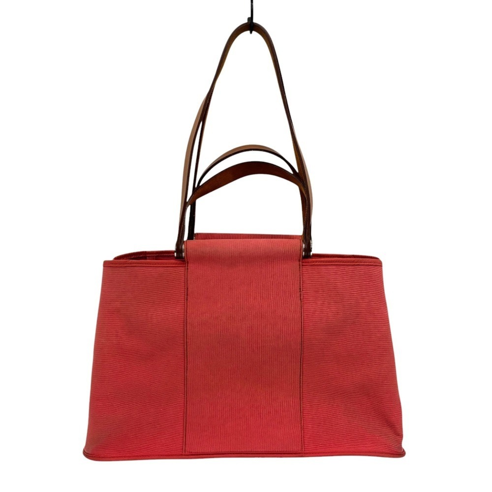 HERMES Cabas Elan 2-way handbag, pink, □N stamp, women's. - Picture 3 of 16